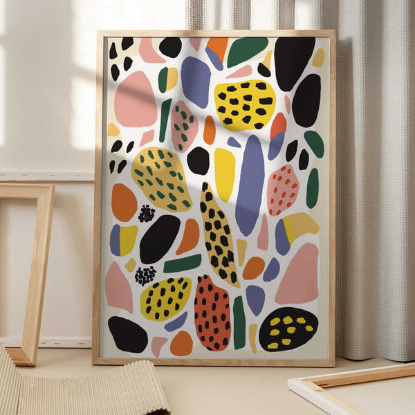 Tablou înramat „Colorful Chaos” de Treechild