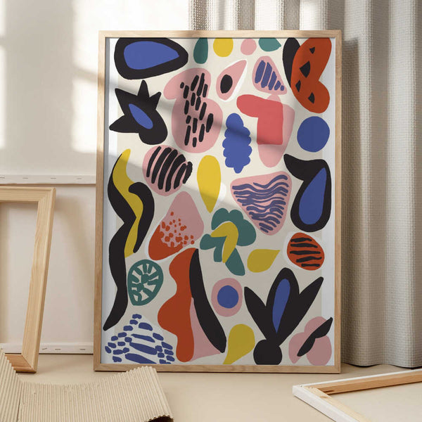 Tablou înramat „Vibrant Abstractions” de Treechild