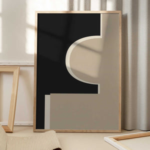 Tablou înramat „Abstract Graphic Shapes” de Elena Ristova
