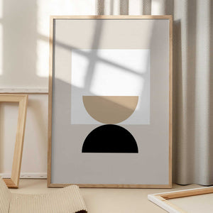 Tablou înramat „Boho Geometric Artwork” de Elena Ristova