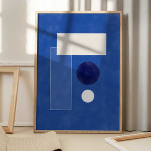 Tablou înramat „Minimalist Geometric shapes” de Elena Ristova