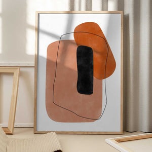 Tablou înramat „Abstract Harmony” de Elena Ristova