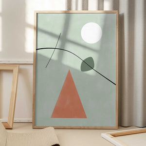 Tablou înramat „Shapes in Harmony” de Elena Ristova
