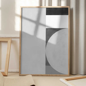 Tablou înramat „Geometric Harmony” de Elena Ristova