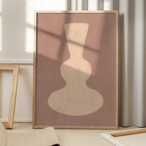 Tablou înramat „Muted Form Essence” de Elena Ristova