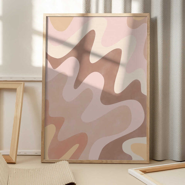 Tablou înramat „Dreamy Wavescape” de Elena Ristova