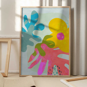 Tablou înramat „Pastel cut out Matisse” de Ana Rut Bre