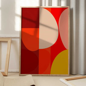 Tablou înramat „Mid Century Pastel 10” de Ana Rut Bre