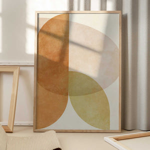 Tablou înramat „Aqua Shapes4 Kopie” de Ana Rut Bre