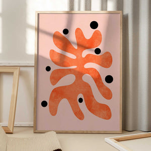 Tablou înramat „Aquarell Miro Shapes3e Kopie” de Ana Rut Bre