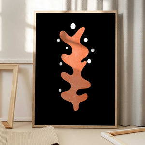Tablou înramat „Aquarell Miro Shapes4 Kopie” de Ana Rut Bre