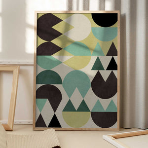 Tablou înramat „Rainbow Plus Shapes6” de Ana Rut Bre