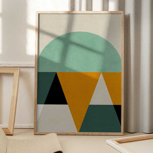 Tablou înramat „Rainbow Plus Shapes4” de Ana Rut Bre