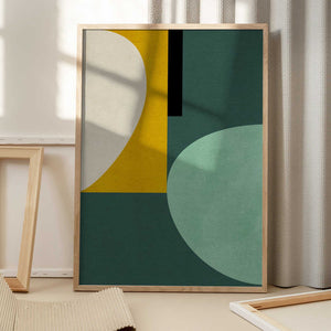 Tablou înramat „Rainbow Plus Shapes1” de Ana Rut Bre