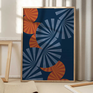 Tablou înramat „Spiral Illusions” de Elena Ristova