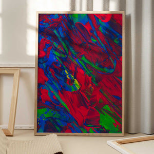 Tablou înramat „colored paints” de engin akyurt