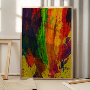 Tablou înramat „colored paints” de engin akyurt