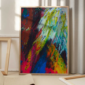 Tablou înramat „colored paints” de engin akyurt