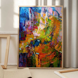 Tablou înramat „Vivid Petal Whispers” de Dorothy Fagan