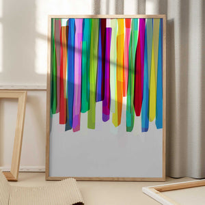 Tablou înramat „Colorful Stripes 2” de Mareike Böhmer