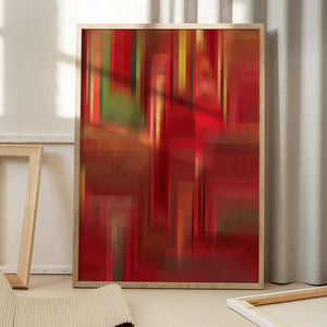 Tablou înramat „Abstract Geometric Modern Art” de Bilge Paksoylu