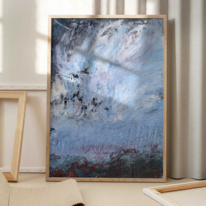 Tablou înramat „Winterstorm” de Deb Chaney