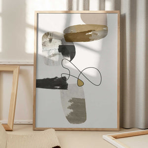 Tablou înramat „Shapes and Texture 1” de Roberto Moro