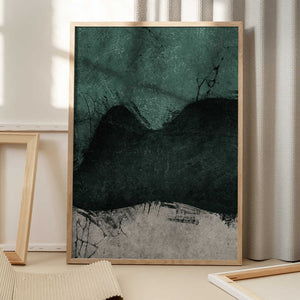 Tablou înramat „Midnight Emerald No1” de Ema Paraschiv