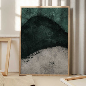 Tablou înramat „Midnight Emerald No3” de Ema Paraschiv