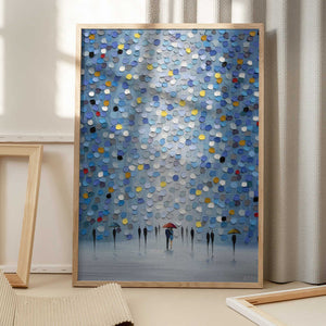 Tablou înramat „Blue Heaven” de Ekaterina Ermilkina