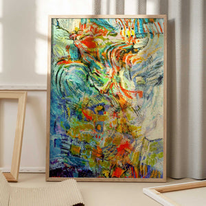 Tablou înramat „Ethereal Blossom Glow” de Dorothy Fagan