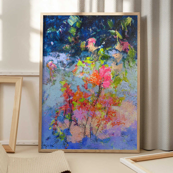 Tablou înramat „Nature Inspired Abstract” de Dorothy Fagan