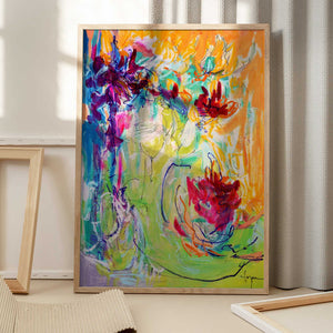 Tablou înramat „Vibrant Blossoms” de Dorothy Fagan