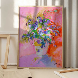 Tablou înramat „Vibrant Petals” de Dorothy Fagan