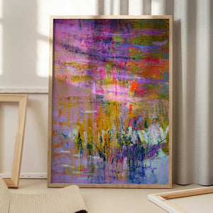 Tablou înramat „Vibrant Reflections” de Dorothy Fagan
