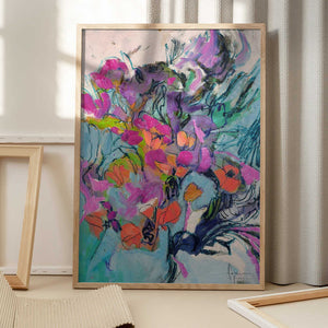 Tablou înramat „Floral Symphony” de Dorothy Fagan