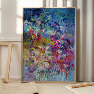 Tablou înramat „Vibrant Whirlwind” de Dorothy Fagan