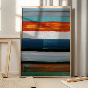 Tablou înramat „Color Decoded” de Angeles M. Pomata