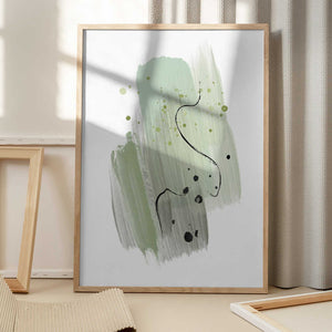 Tablou înramat „Planet Green-2” de Sally Ann Moss