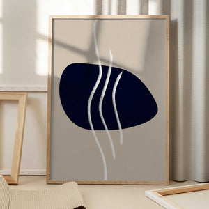 Tablou înramat „Scandi Abstract 2” de Anne-Marie Volfova
