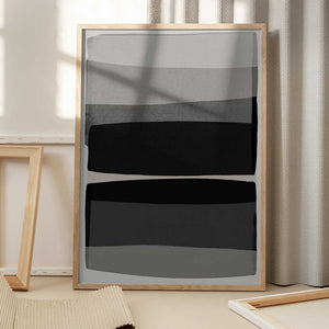 Tablou înramat „Modern Black and White” de Orara Studio