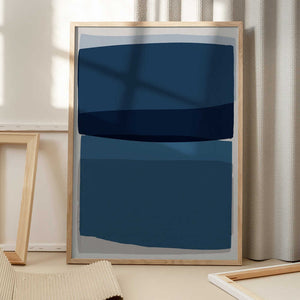 Tablou înramat „Modern Blue” de Orara Studio