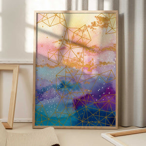 Tablou înramat „Nebula I” de Camille Contini