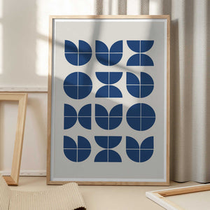 Tablou înramat „Geometric Harmony” de THE MIUUS STUDIO