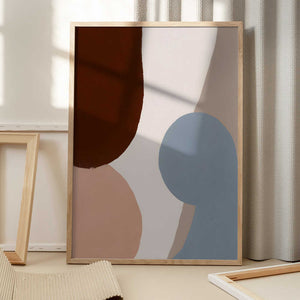 Tablou înramat „Earthy Curves” de Merel Takken