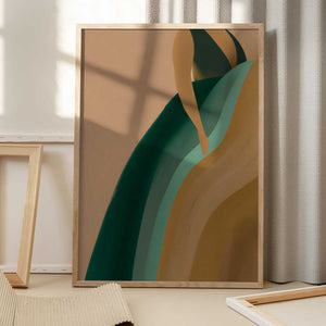 Tablou înramat „Earthy Dress” de Merel Takken