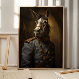 Tablou înramat „Donkey In Costume 3” de Bilge Paksoylu