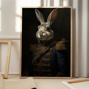 Tablou înramat „Rabbit In Costume 1” de Bilge Paksoylu