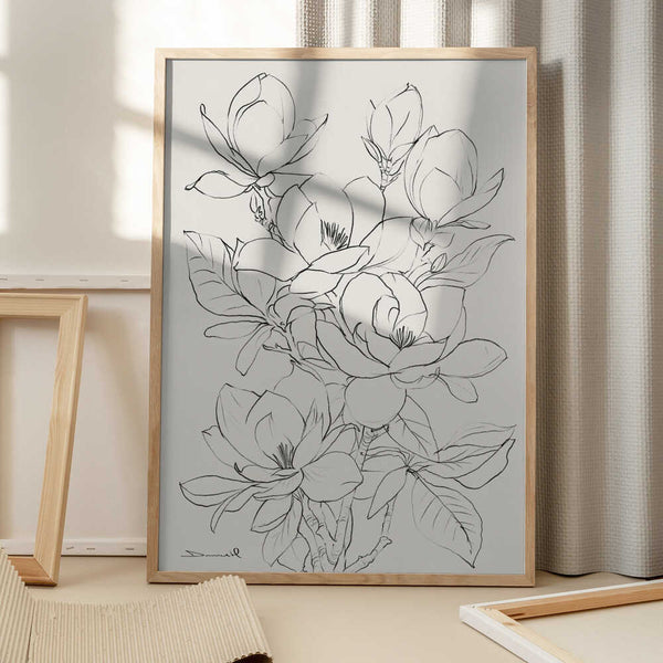 Tablou înramat „Magnolia Tree” de Dan Hobday