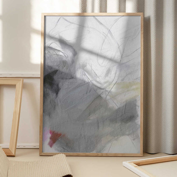 Tablou înramat „Action painting I” de Alma